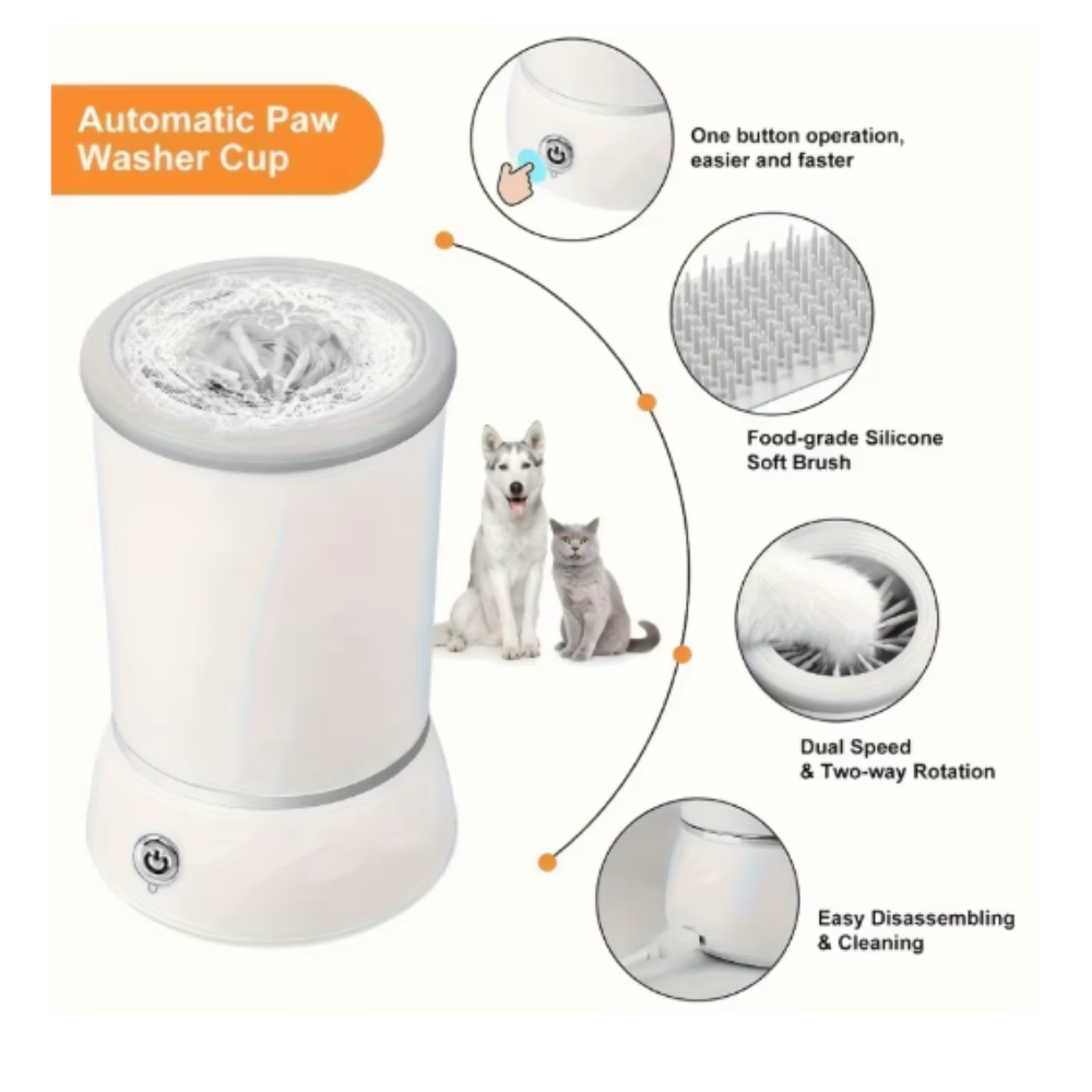 Automated Pet Paw Cleaner