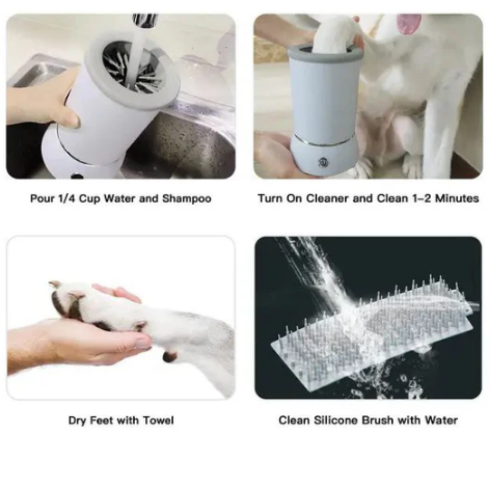 Automated Pet Paw Cleaner